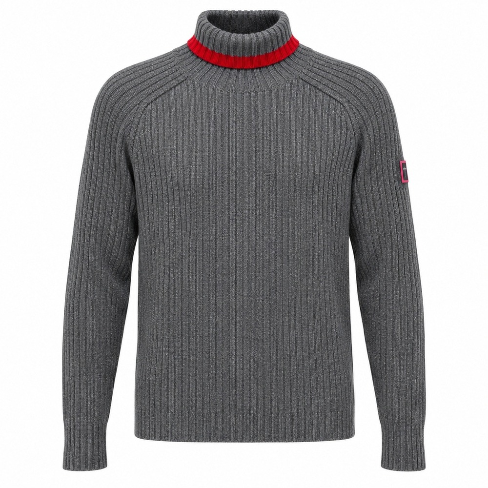 Y2K Abercrombie & Fitch Preppy Roll Neck Sweater Mens Small 90s Retro Mallcore